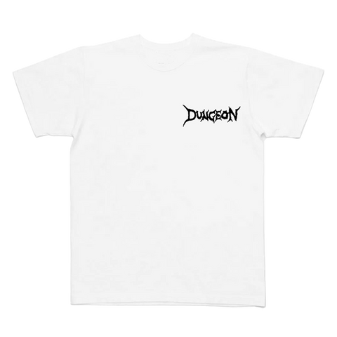'PORTCULLIS' DUNGEON LOGO T-SHIRT - White