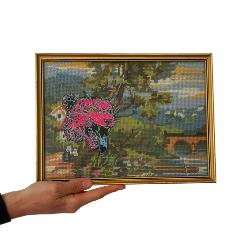'TYGER - ORIGINAL PAINTING BY FRENCH