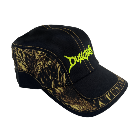 DUNGEON LOGO - CAMO SWIRL CANVAS CAP