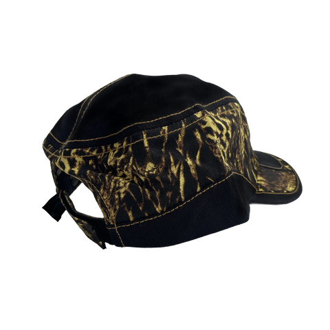 DUNGEON LOGO - CAMO SWIRL CANVAS CAP