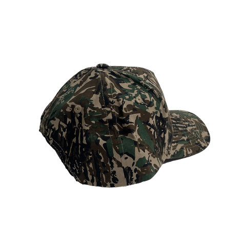 DUNGEON LOGO - CANVAS FOREST CAMO CAP