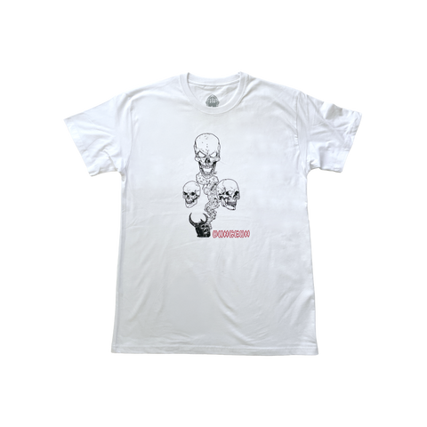 'NO BODY LIVES' SHORT SLEEVE T - WHITE