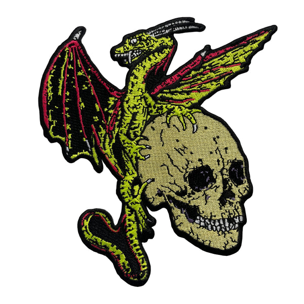 'DRAGON LIES' EMBROIDERED PATCH