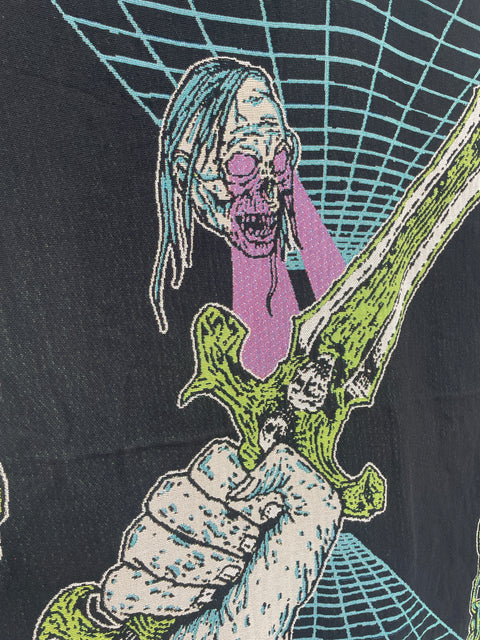 'POWER OF THE SWORD '  - WOVEN BLANKET