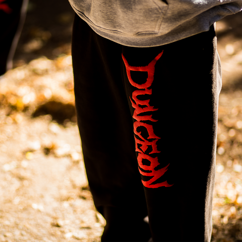 DUNGEON 'SCRAWL' LOGO JOGGERS