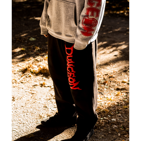 DUNGEON 'SCRAWL' LOGO JOGGERS