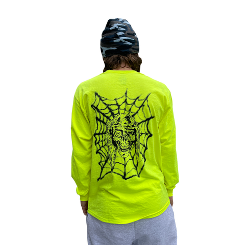 'SEVERED SURVIVAL' LONG SLEEVE T - SAFETY YELLOW