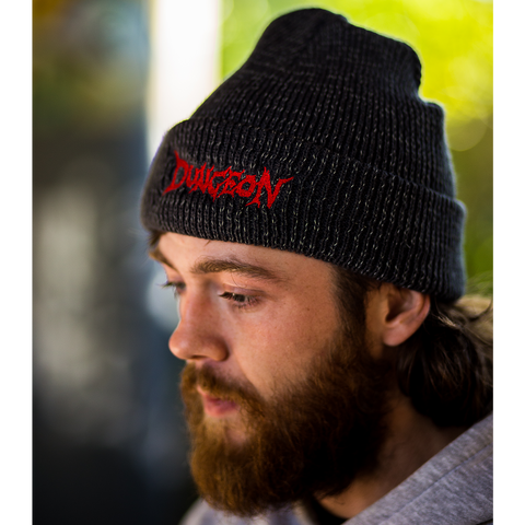 DUNGEON LOGO- REFLECTIVE BEANIE
