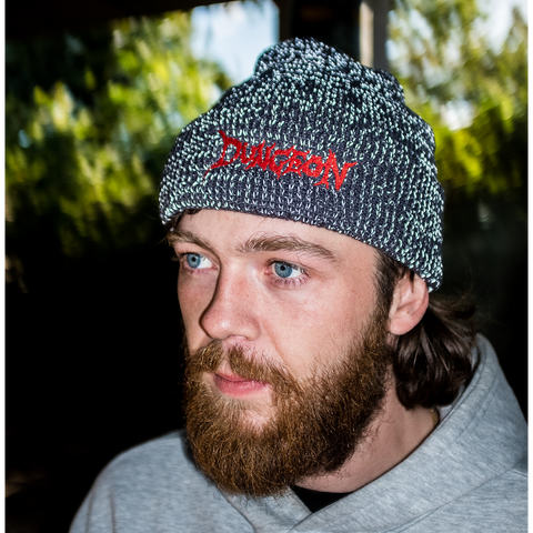 DUNGEON LOGO- REFLECTIVE BEANIE