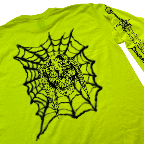 'SEVERED SURVIVAL' LONG SLEEVE T - SAFETY YELLOW