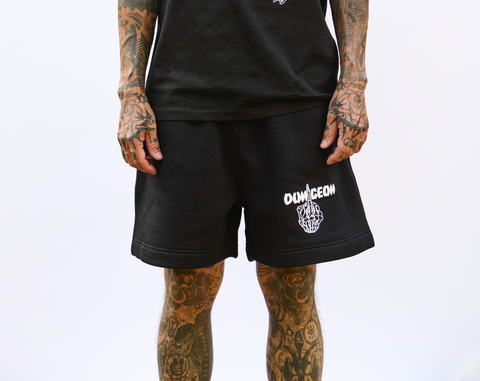 'FEAR NO EVIL' - RELAXED JOGGER SHORT