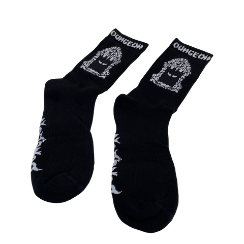 DUNGEON PORTCULLIS SOCKS  - BLACK