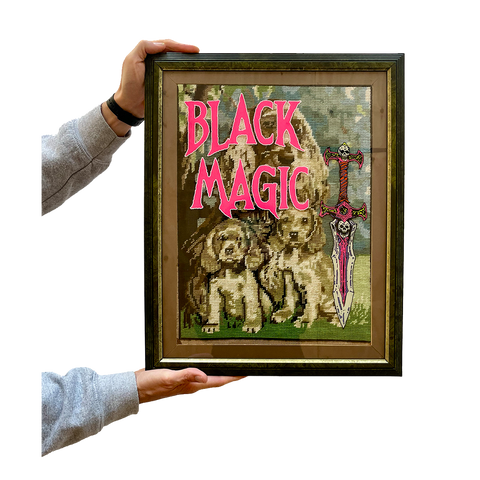 'BLACK MAGIC' - ORIGINAL PAINTING BY FRENCH