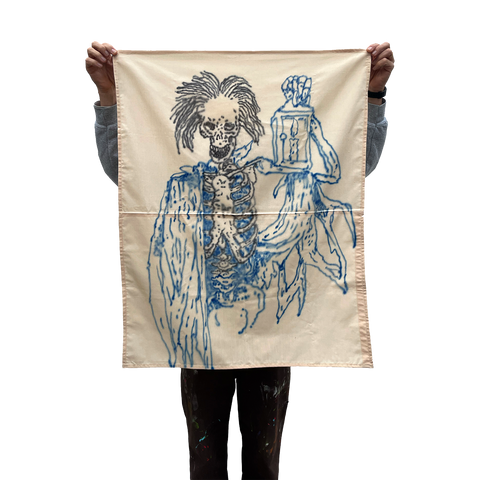 'LICHT AUS' - ORIGINAL PAINTING BY FRENCH