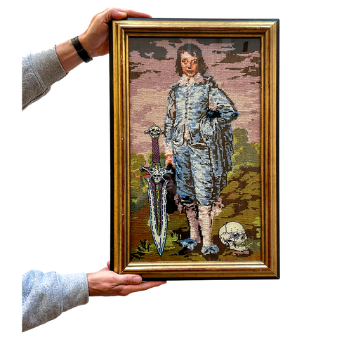 'SWORD PRINCE' - ORIGINAL PAINTING BY FRENCH