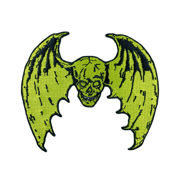 'SKULL BAT' EMBROIDERED PATCH