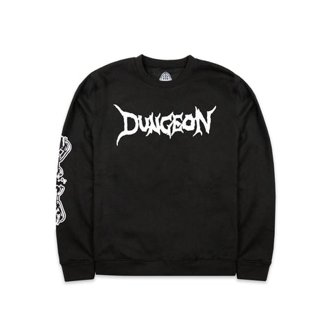 'BREAK THE CHAIN' - CREW NECK SWEATSHIRT - BLACK