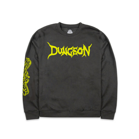 'BREAK THE CHAIN' - CREW NECK SWEATSHIRT - CHARCOAL