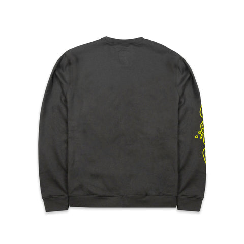 'BREAK THE CHAIN' - CREW NECK SWEATSHIRT - CHARCOAL