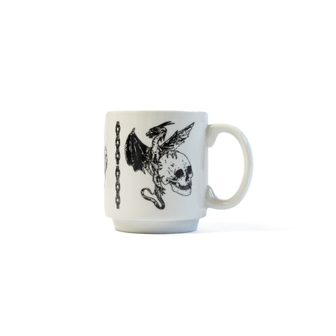 'DRAGON LIES BLEEDING' - CERAMIC FIRED MUG