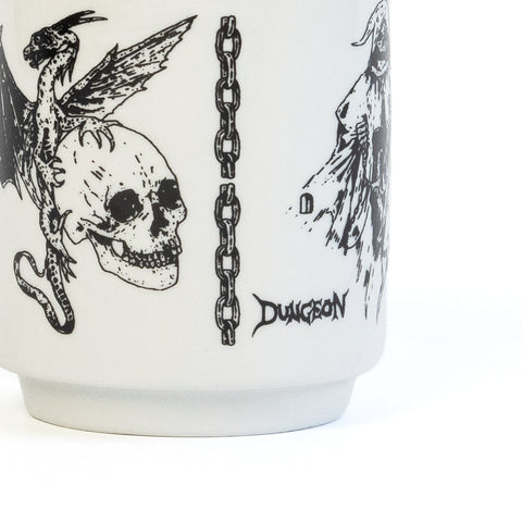 'DRAGON LIES BLEEDING' - CERAMIC FIRED MUG