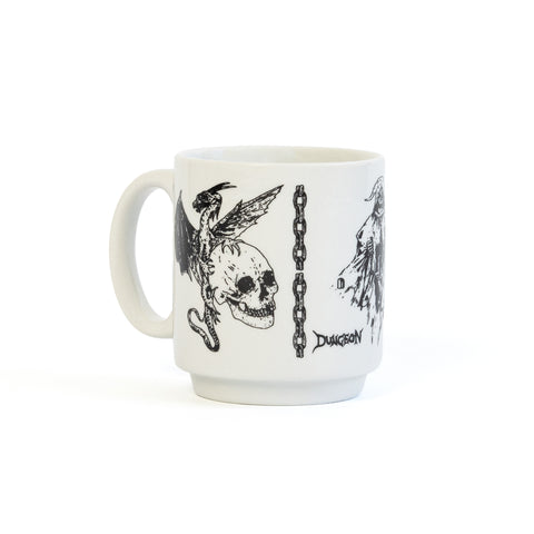 'DRAGON LIES BLEEDING' - CERAMIC FIRED MUG