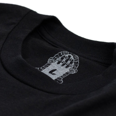 'PORTCULLIS' DUNGEON LOGO T-SHIRT - BLACK