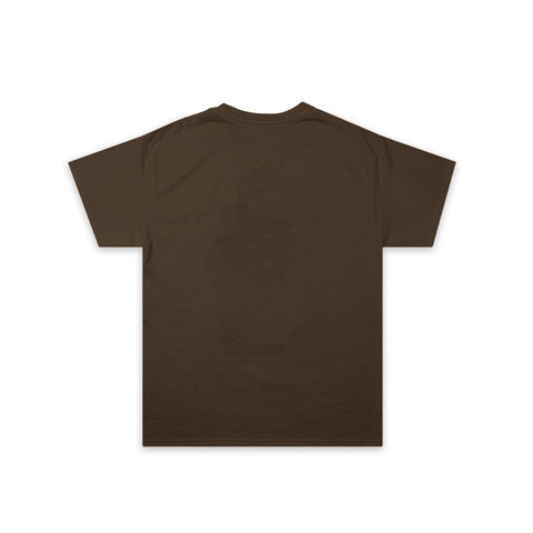 'RIDDLE MASTER' - SHORT SLEEVE T-SHIRT - BROWN