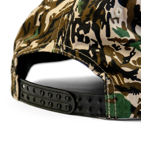 DUNGEON LOGO - CANVAS FOREST CAMO CAP