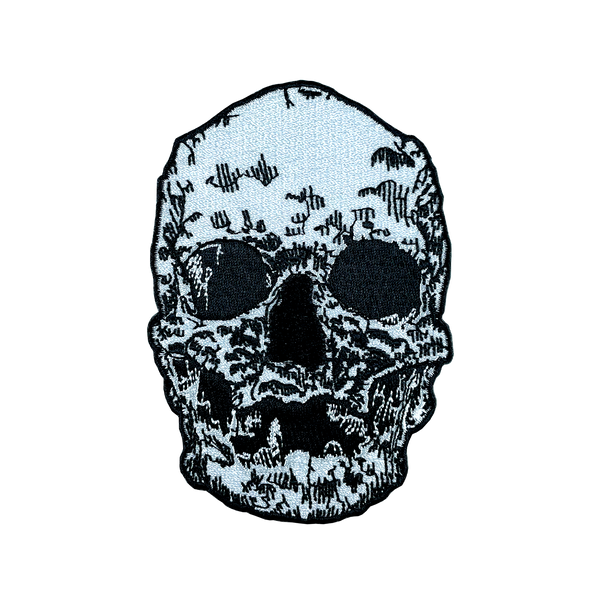'SKULL'  EMBROIDERED PATCH