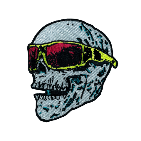 'SPEED SKULL' - EMBROIDERED PATCH