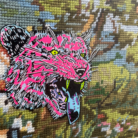 'TYGER - ORIGINAL PAINTING BY FRENCH